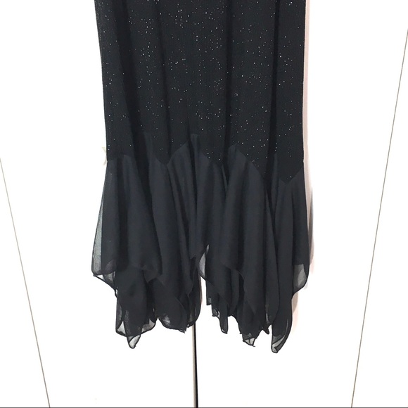 ONYX NITE Black Dress SZ 8 - Picture 2 of 6